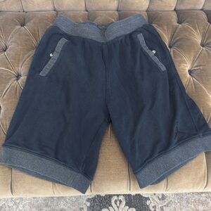 Blue and Gray Nike Air Jordan Shorts